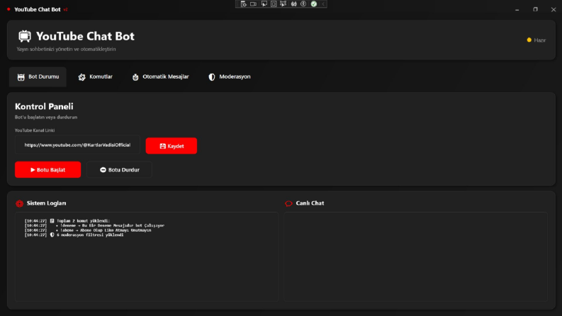 Youtube Chat Bot