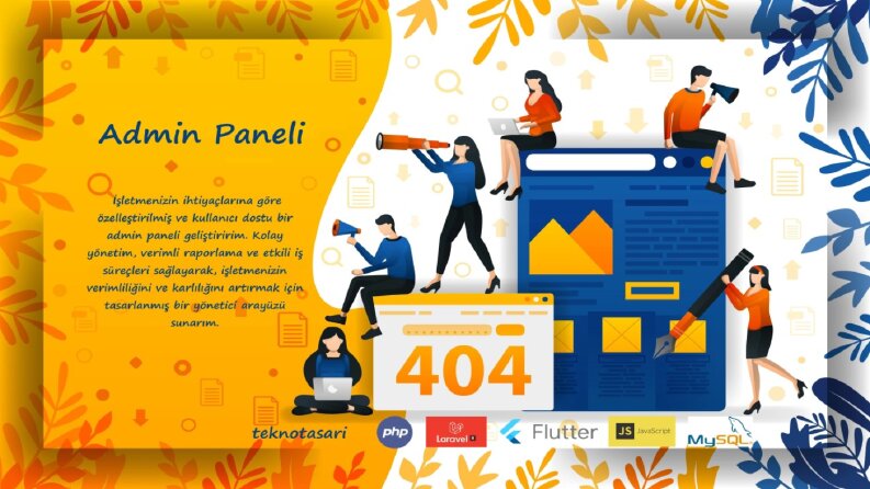 Admin Panelli Yönetim Sistemi (CRM, ERP)