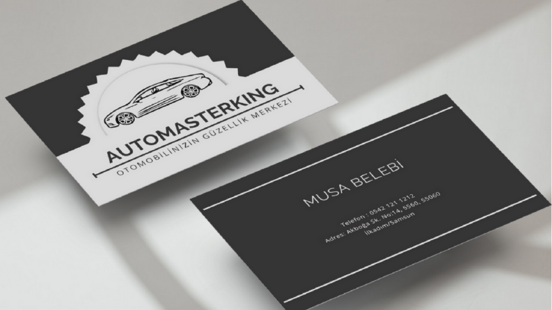 Automasterking Kartvizit Tasarımı