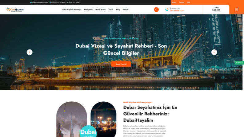 Dubaihayalim.com.tr – Vize, Tur ve Danışmanlık Platformu
