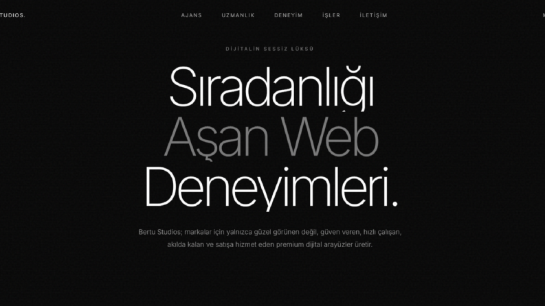 Bertu Studios - Web Yazılım