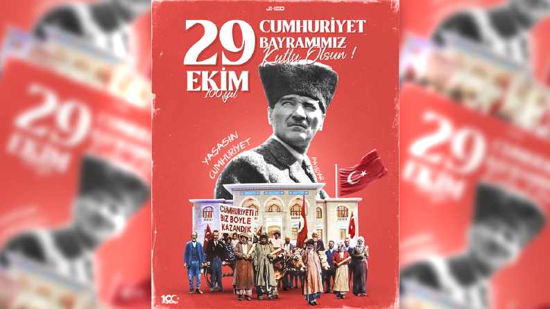29 Ekim Cumhuriyet Bayramı Post Tasarımı