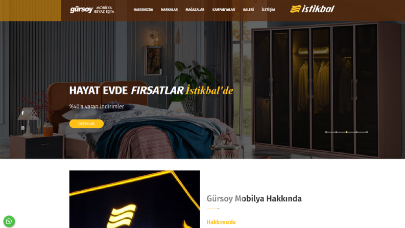 Gürsoy Mobilya: Modern ve Fonksiyonel Web Tasarımı