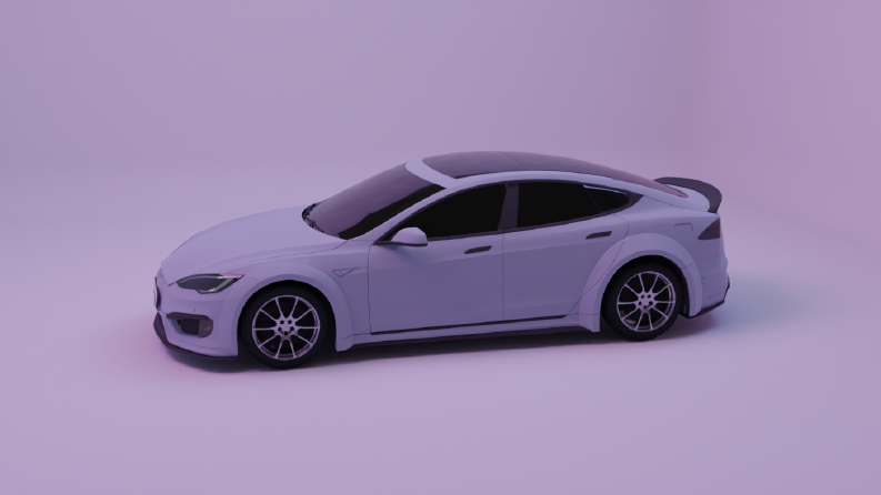 High/Low Poly Araba Modeli 