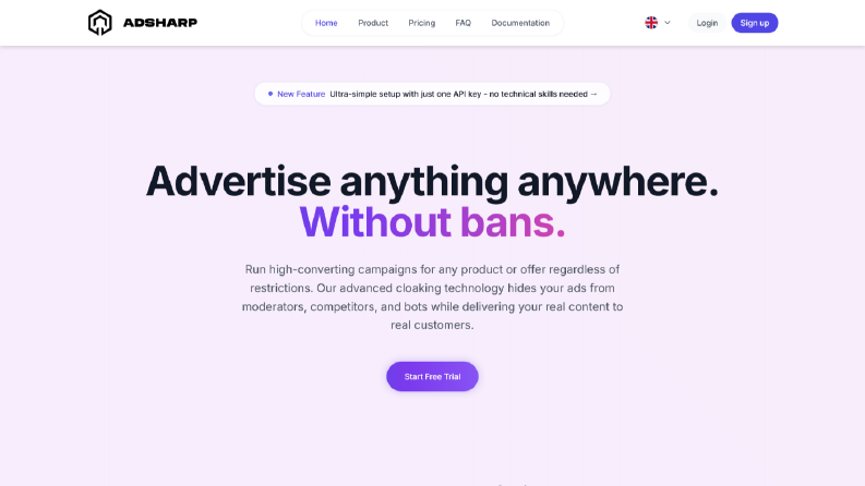 Adsharp.io - Website Geliştirme