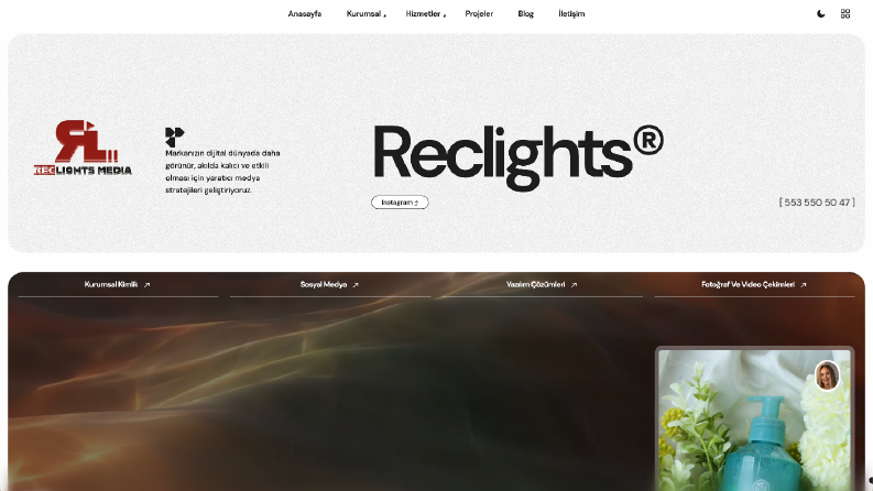 Reclights Medya Web Sitesi