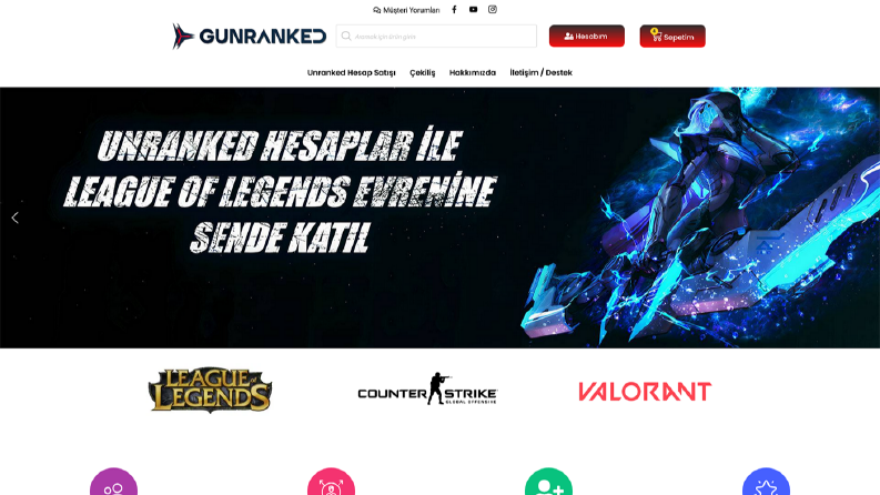 Gunranked - Dijital Satış Platformu