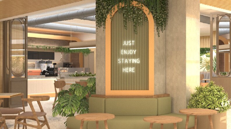 CAFE WALL DESIGN 