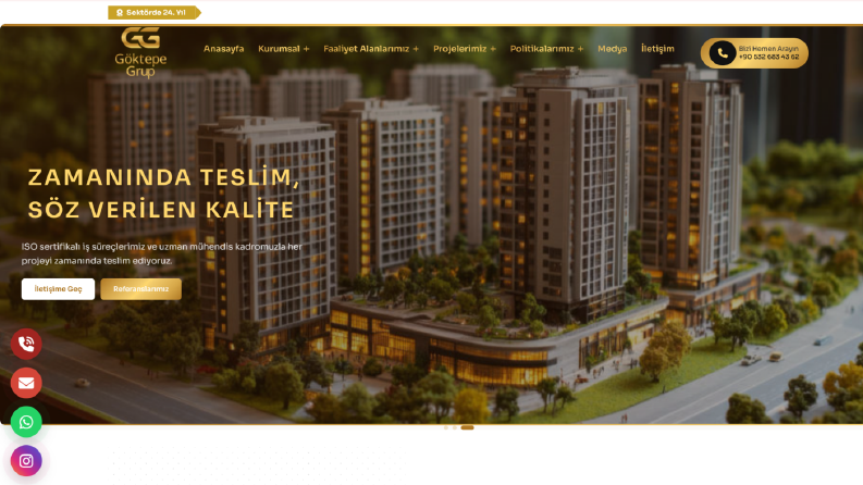 Göktepe Grup - Kurumsal Web Sitesi