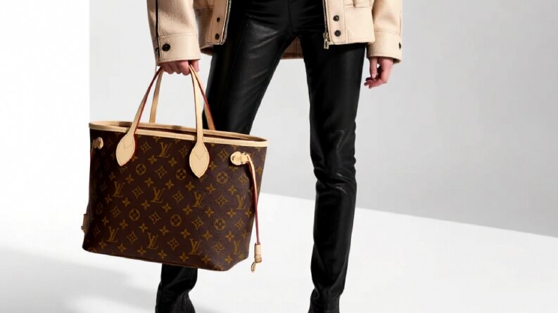 Yapay Zeka Ürün Modeli - Louis Vuitton Neverfull PM Tote Bag