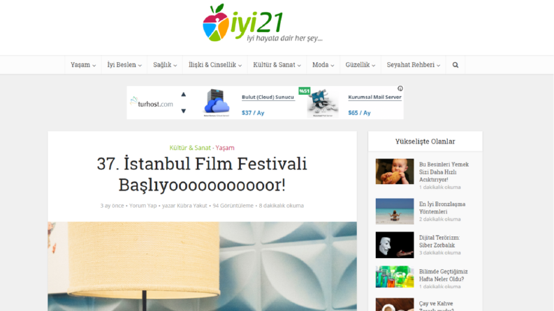 37. İstanbul Film Festivali Tanıtım Yazısı