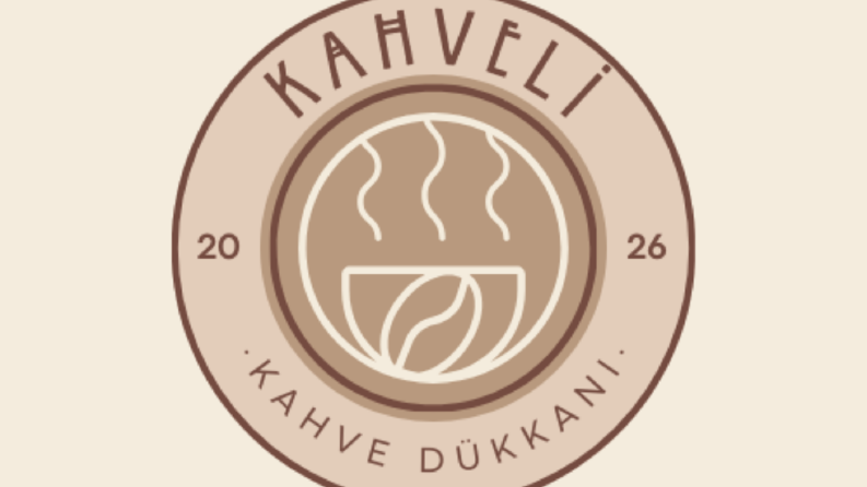 Kahveli coffe logo calışması