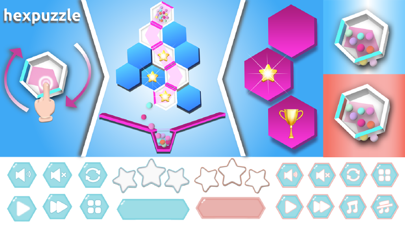Hexpuzzle UI Set