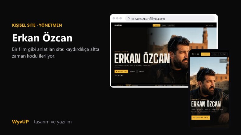 Erkan Özcan - Film Gibi Akan Yönetmen Sitesi