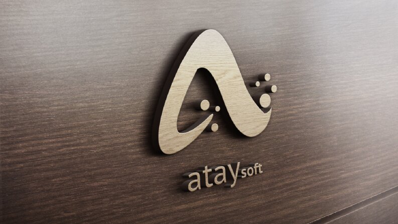 Ataysoft Yazılım firmasına yaptığımız logo tasarımı