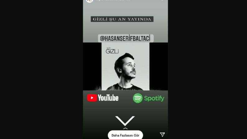 Müzik tanıtımı yaptım