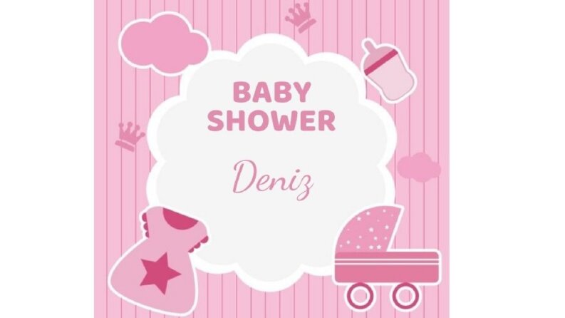 Deniz Bebek - BABY SHOWER Sticker ve Davetiye Tasarımı