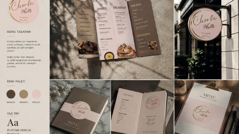 restoran firması menü tasarımı