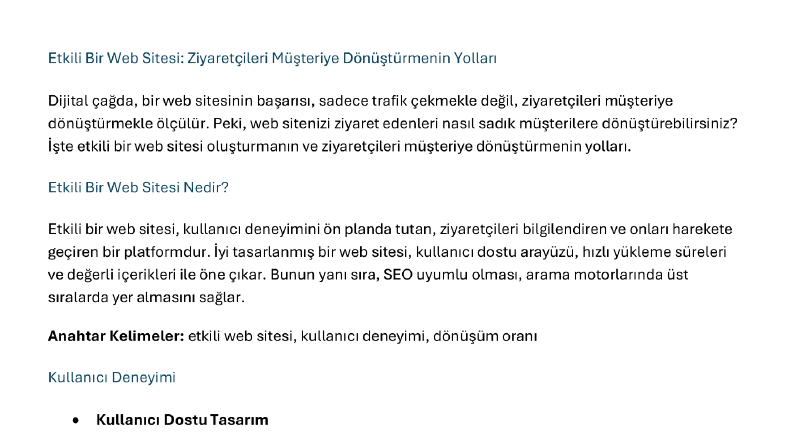 Blog içerik metin yazımı
