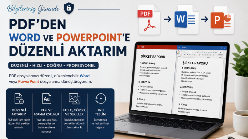 PDF → Word / PowerPoint