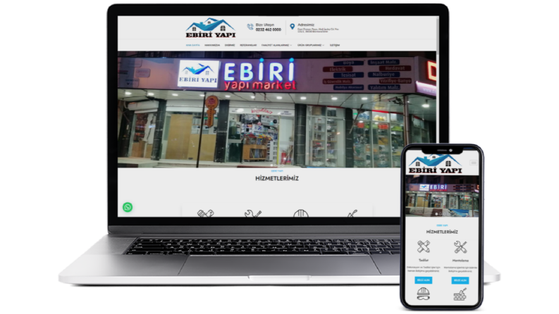 Ebiri Yapı Market Kurumsal Web Sitesi