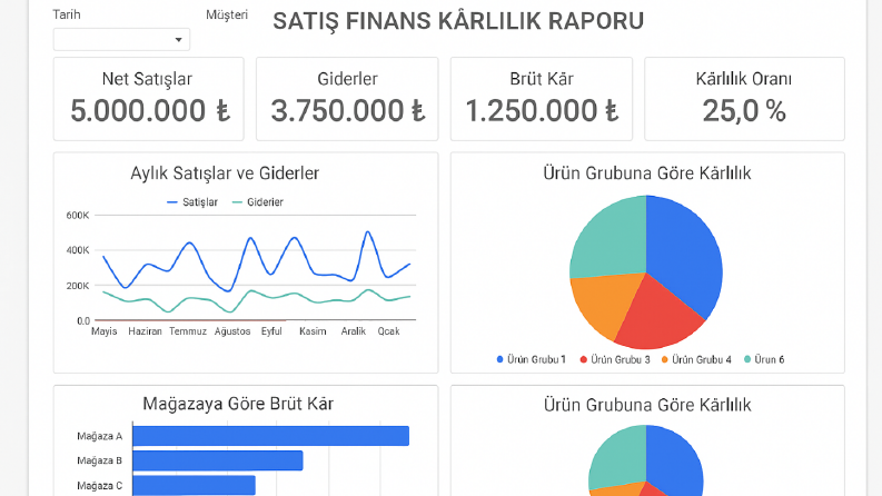Satış Finans Kârlılık Raporu Özeti