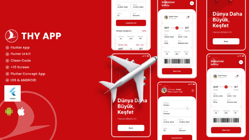 Türk Hava Yolları Concept APP