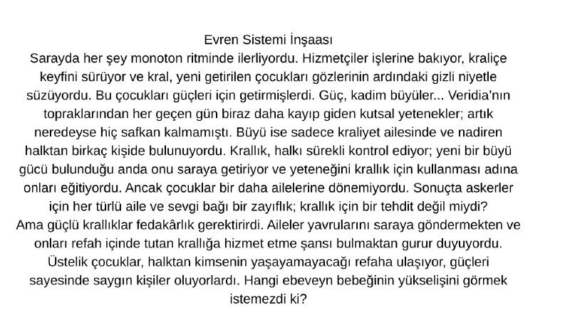 Lore Tasarımı