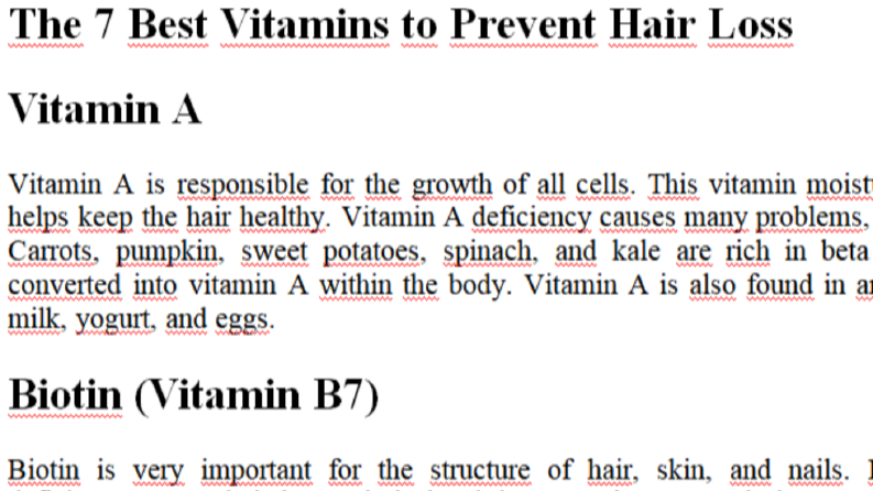 The 7 best vitamins to prevent hair loss