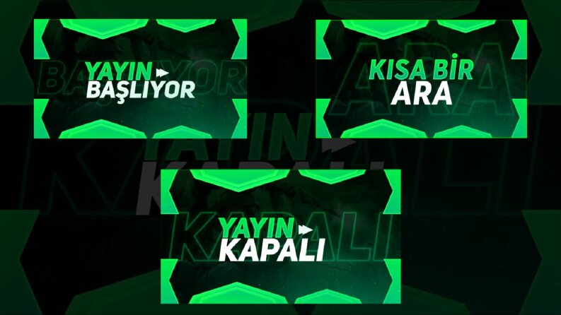 Baboli Dzn - Twitch Pack Tasarımları
