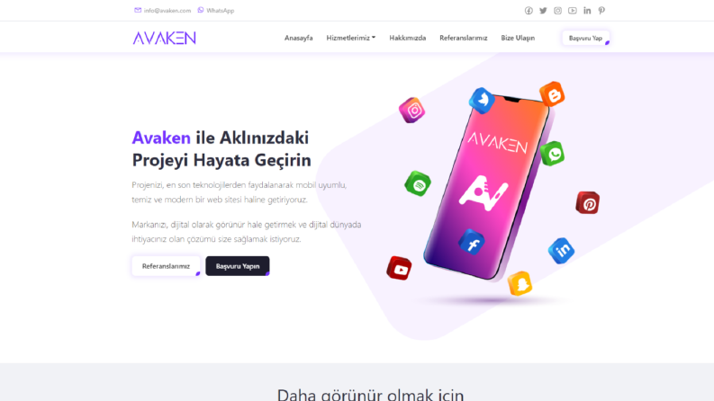 Avaken - Kurumsal Web Site