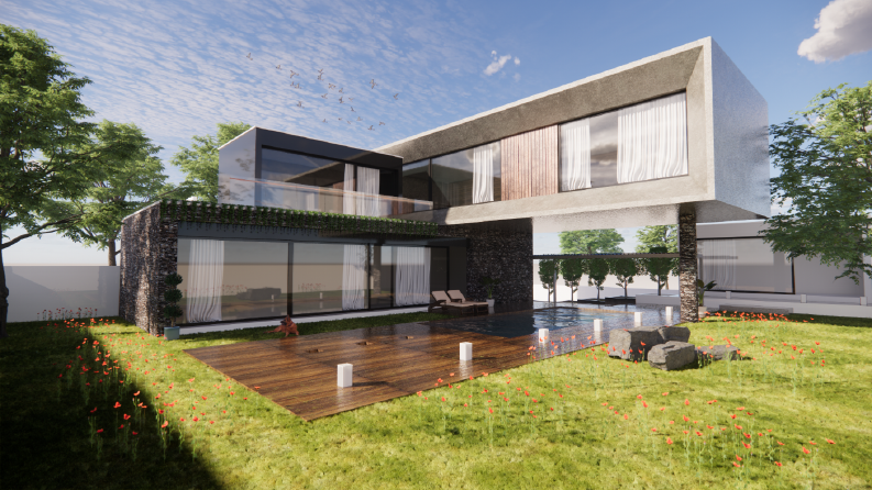 Villa design - Render 