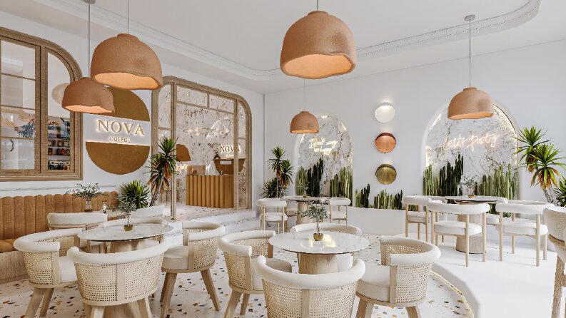 Kafe Restoran Tasarım ve Görselleştirme