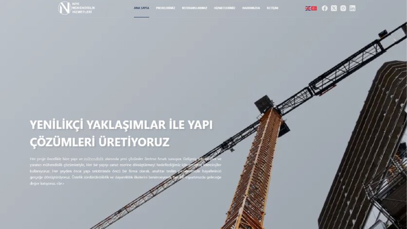 NPR Mühendislik Web Sitesi