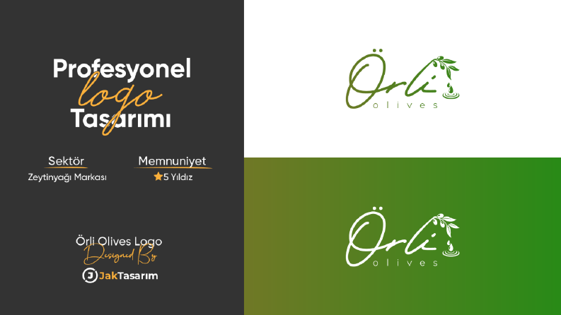Örli Olives - Zeytinyağı - Logo Tasarımı
