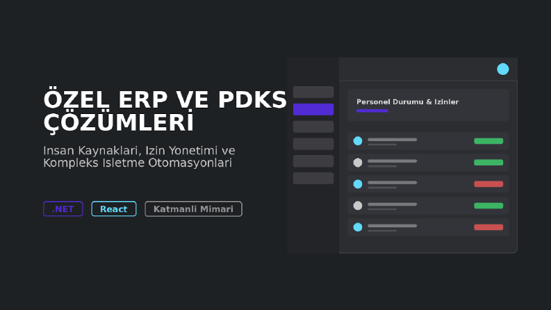 Özel PDKS ve İnsan Kaynakları (İK) Sistemi