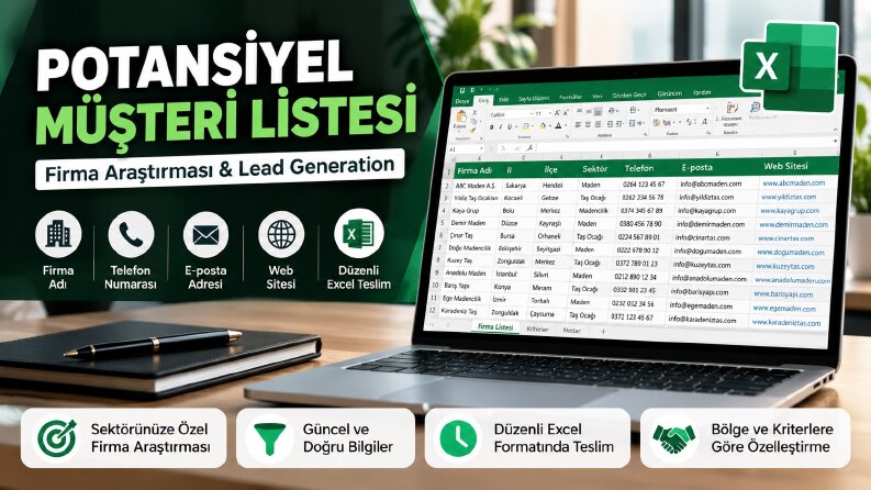 Potansiyel Müşteri ve Firma Listesi Çalışması