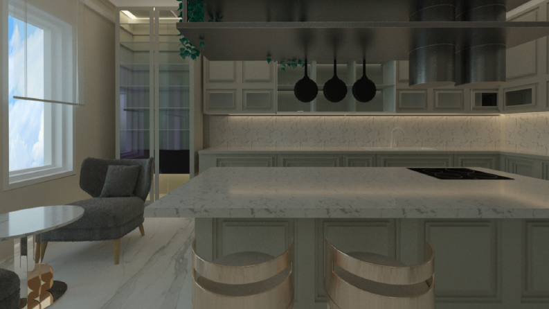 3Ds Max Mutfak-1