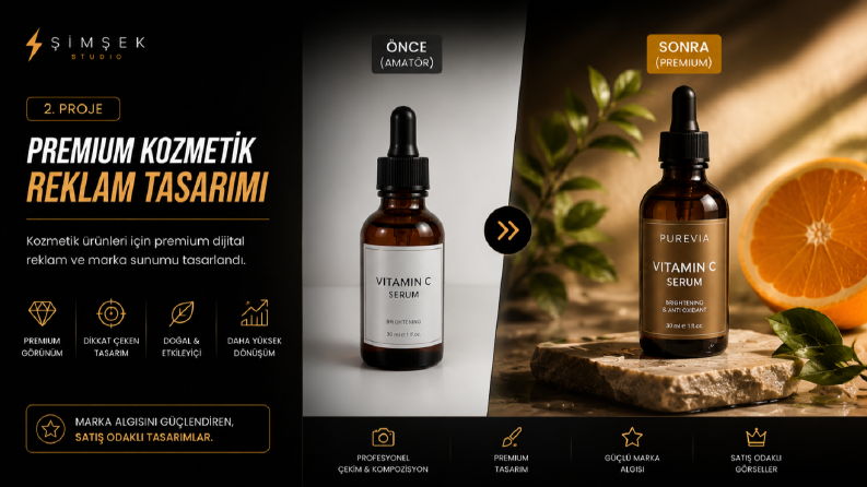 Premium Kozmetik Reklam Tasarımı
