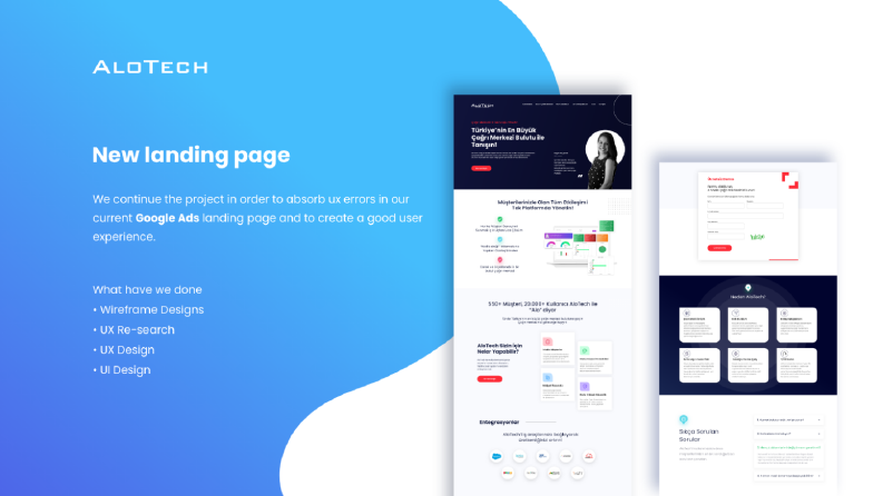 Landing Page Design