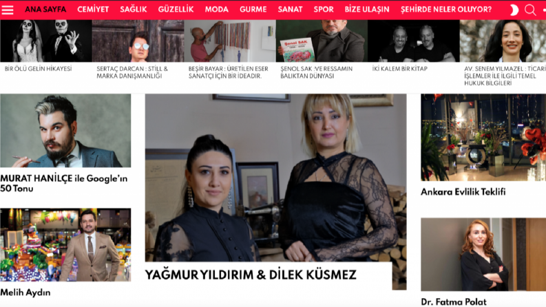 Derginiz İçin Web Sitesi Tasarlarım