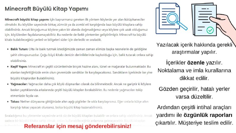 Özgün ve kaliteli içerikler!