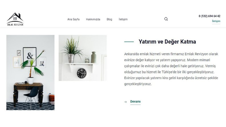 Emlakrevizyon Web Sitesi