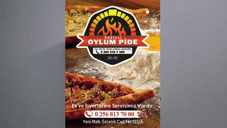 Oylum pide broşür örneği