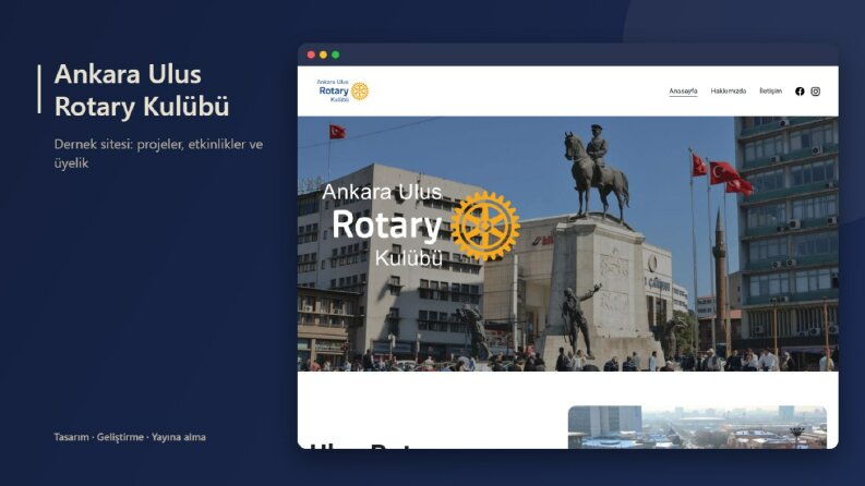 Ankara Ulus Rotary Kulübü: dernek web sitesi
