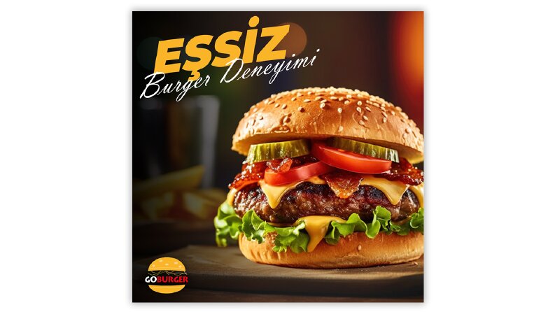 GoBurger - Instagram Post Tasarımı