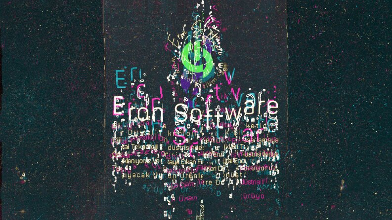 Eron Software Poster Design