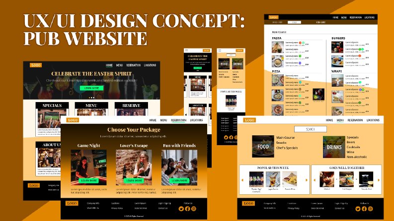 UX/UI Website - Pub