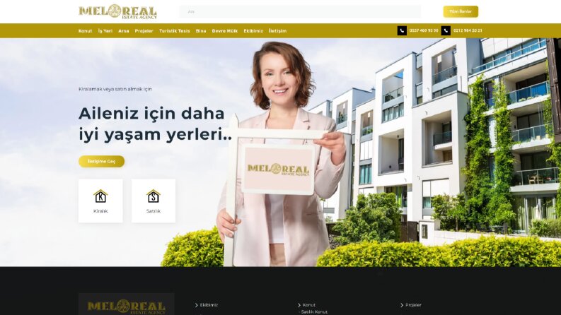 Butik Emlakçı Web Sitesi - ÖZEL