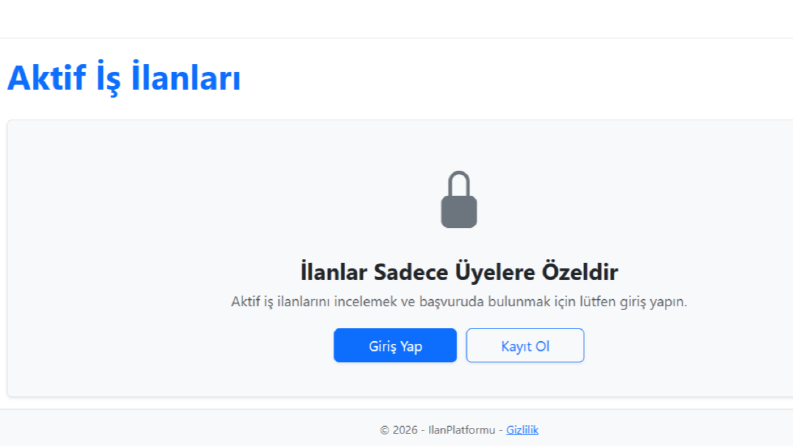Full-Stack Web & İlan Platformu Geliştiricisi